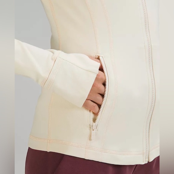 NWT Lululemon Define Jacket Nulu In White Opal/Bone - Picture 6 of 7